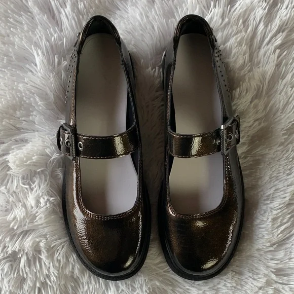 Zodiac Raya Buckle  Brown Mary Jane Flat - Picture 9 of 16